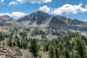 Naklejka premium Paysage alpin dans le parc du Mercantour