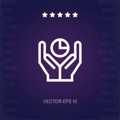 Obraz premium world vector icon modern illustration