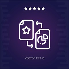exchange vector icon modern illustration