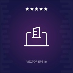 laptop vector icon modern illustration