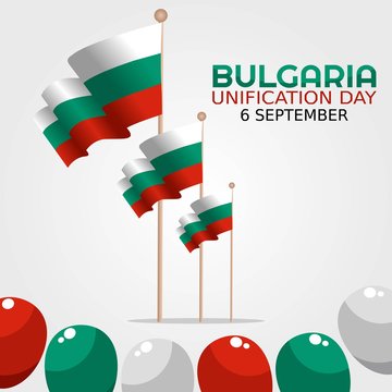 Bulgaria Unification Day Vector Illustration 