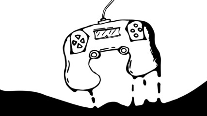 Black/White Joystick Logo