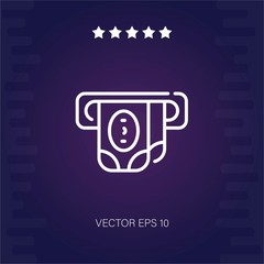 atm vector icon modern illustration