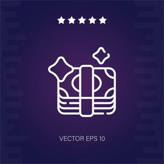 bills vector icon modern illustration