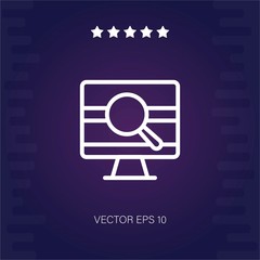 search vector icon modern illustration