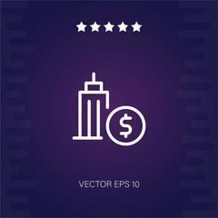 money vector icon modern illustration