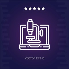 research vector icon modern illustration