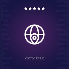 worldwide vector icon