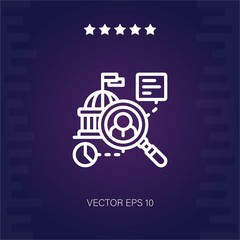 analytics vector icon modern illustration