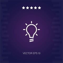 idea vector icon modern illustration