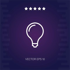 idea vector icon modern illustration