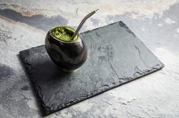 Traditional gaucha drink, chimarrao "mate".