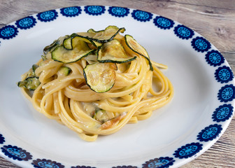 Linguine alla Nerano, typical of Nerano, is a Campania (Italy) dish that will captivate you. Fried...