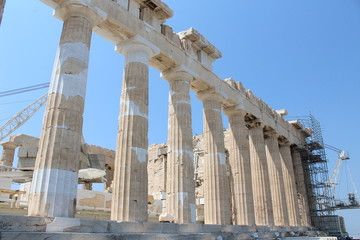 Obraz premium Greek temple of Athena Parthenon