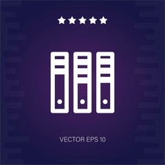 archives vector icon modern illustration