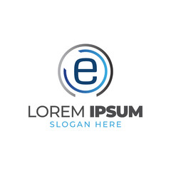 E letter logo