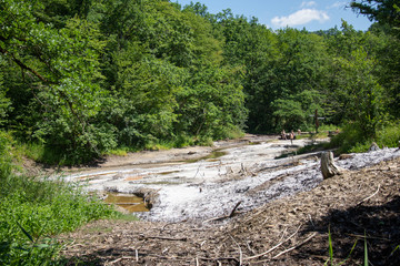 Romania 2020, a hot summer day at the Thermal zone  in Sovata, Transylvania,