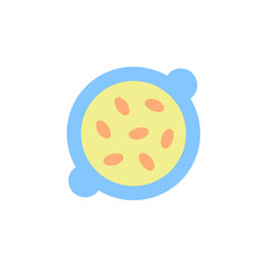 Seeds icon. Simple color vector elements of vegetarian food icons for ui and ux, website or mobile application