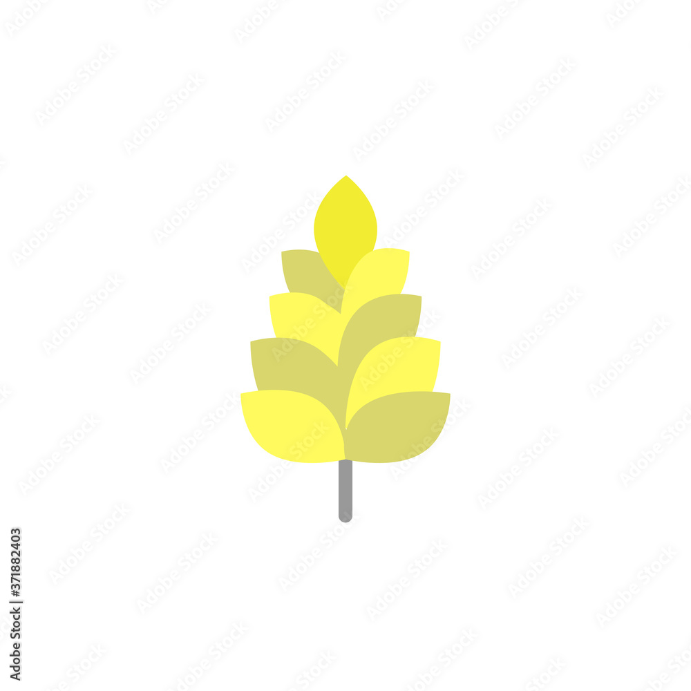 Poster grain icon. simple color vector elements of vegetarian food icons for ui and ux, website or mobile a