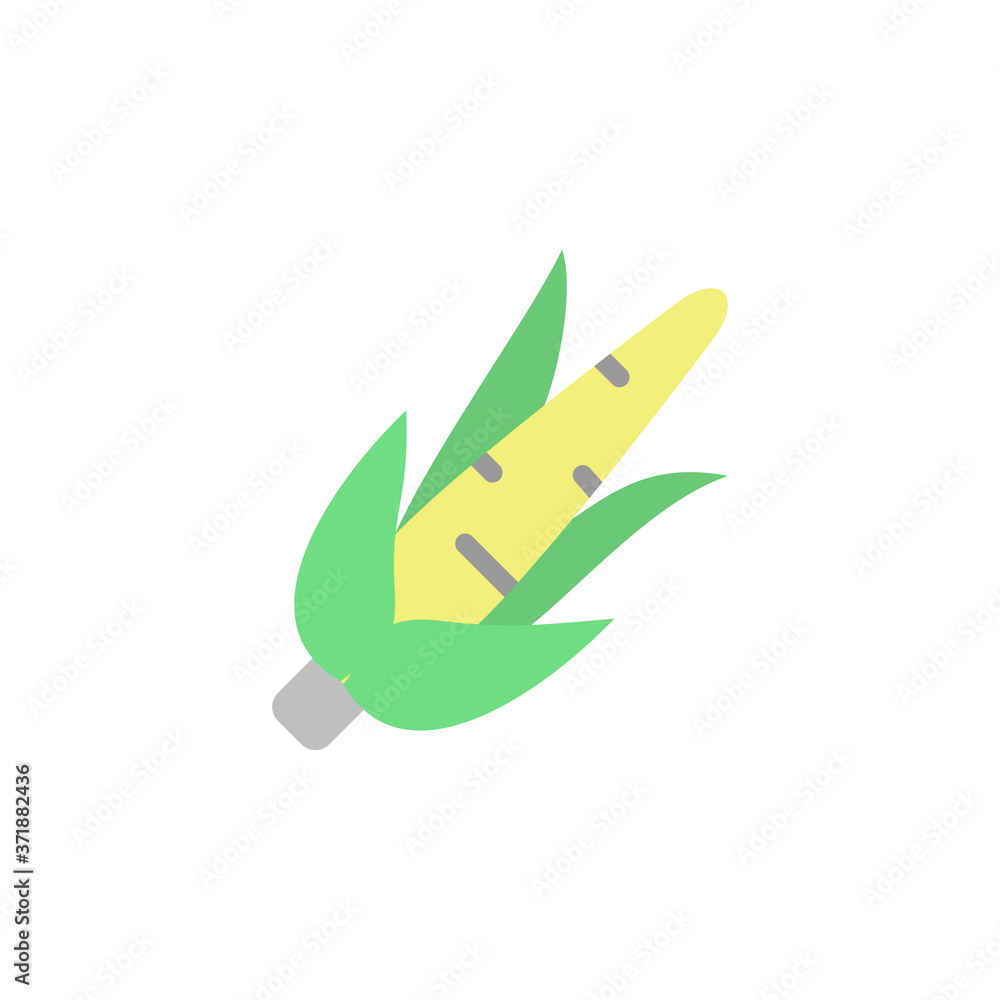 Poster corn icon. simple color vector elements of vegetarian food icons for ui and ux, website or mobile ap