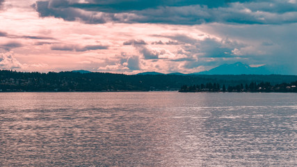 lake in the mountains