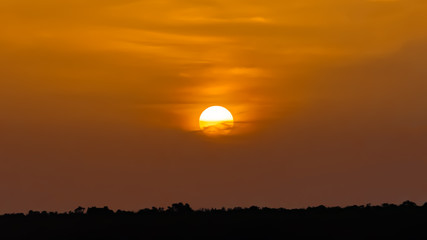 African Dust Sunset