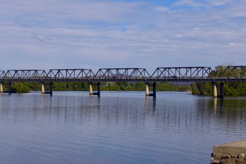 Manning river bridge at Taree, NSW, Australia 