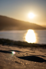 sunrise in the beach