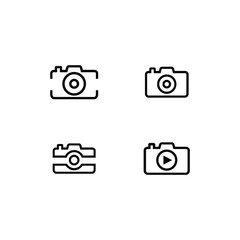 Camera icon vector