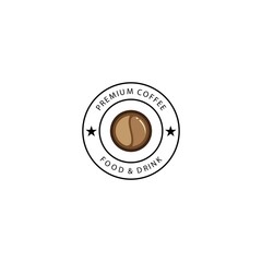 Coffee vintage logo template