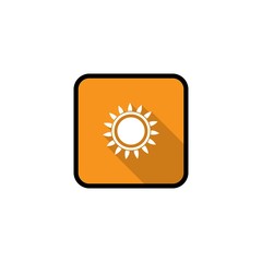 Sun icon flat