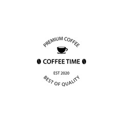 Coffee vintage logo template