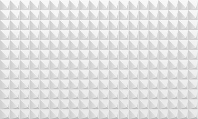 Geometric white pattern, Vector 3d background