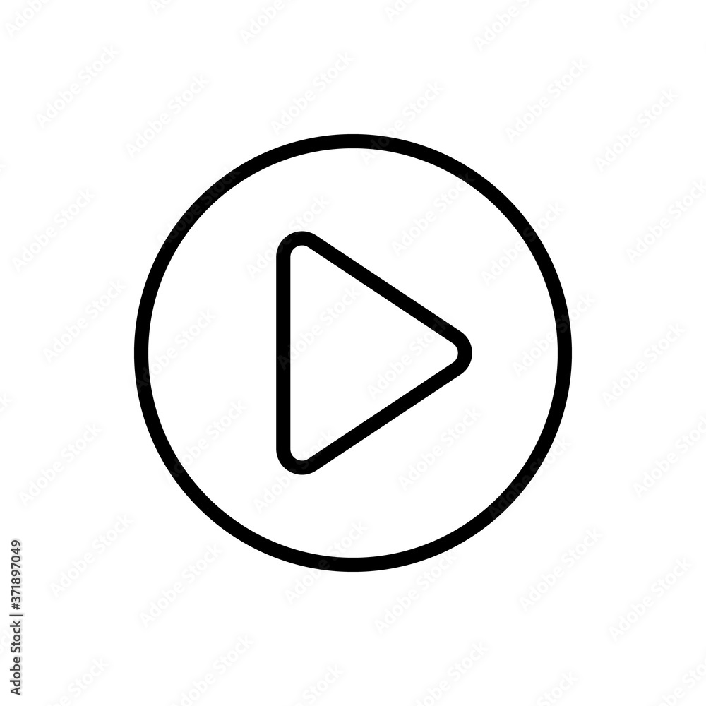 Poster arrow right icon. simple line, outline vector elements of pointer icons for ui and ux, website or mo