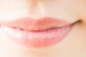 Obraz premium 女性の口元