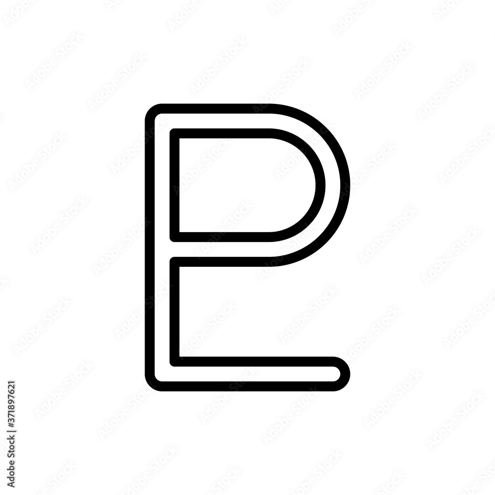 Poster symbol pluto icon. simple line, outline vector elements of esoteric icons for ui and ux, website or 