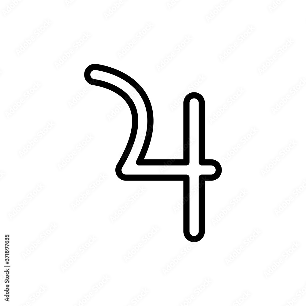 Aufkleber symbol jupiter icon. simple line, outline vector elements of esoteric icons for ui and ux, website o