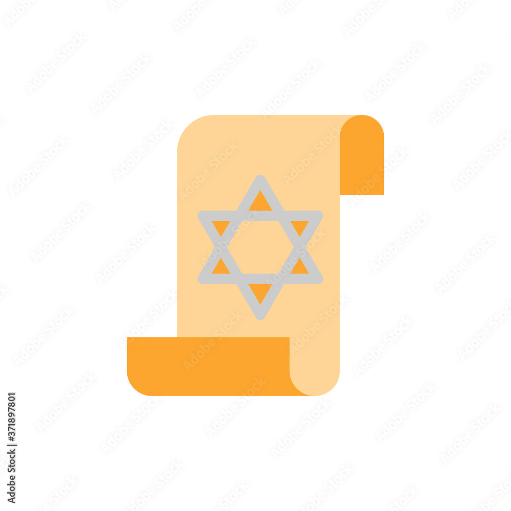 Poster parchment astrology icon. simple color vector elements of esoteric icons for ui and ux, website or m