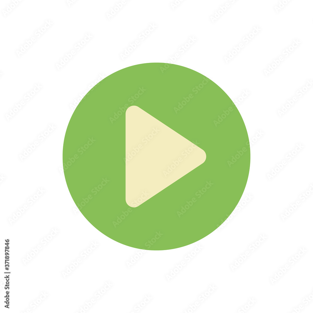 Poster arrow right icon. simple color vector elements of pointer icons for ui and ux, website or mobile app