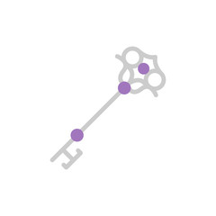 Key esoteric icon. Simple color vector elements of esoteric icons for ui and ux, website or mobile application