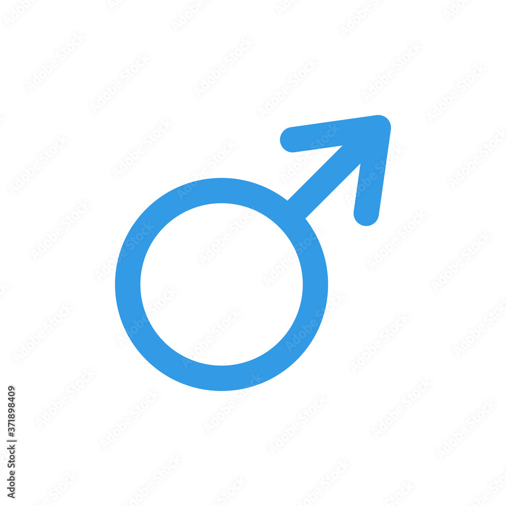 Poster symbol mars icon. simple color vector elements of esoteric icons for ui and ux, website or mobile ap