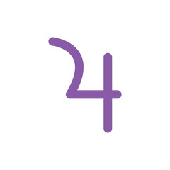 Symbol Jupiter icon. Simple color vector elements of esoteric icons for ui and ux, website or mobile application