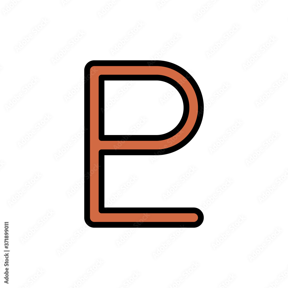 Aufkleber symbol pluto icon. simple color with outline vector elements of esoteric icons for ui and ux, websit