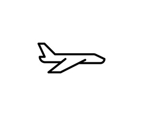 Plane line icon