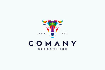 Buffalo logo with colorful design
