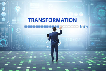 Concept of corporate business transformation