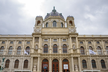 Fototapeta na wymiar Kunsthistorisches Museum, an art museum in Vienna, Austria