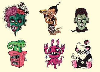 Zombie Vector Pack