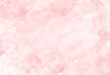 Watercolor background illustration It has a cloud-like texture or mist, red and white.