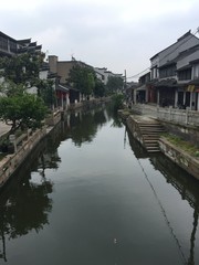 Fototapeta premium An ancient canal city in China